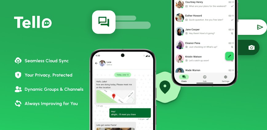 TELLO Messenger – Chat App
