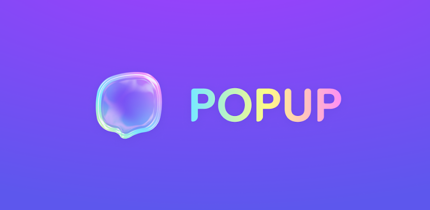 PopUp صداقة & دردشة& ومرح