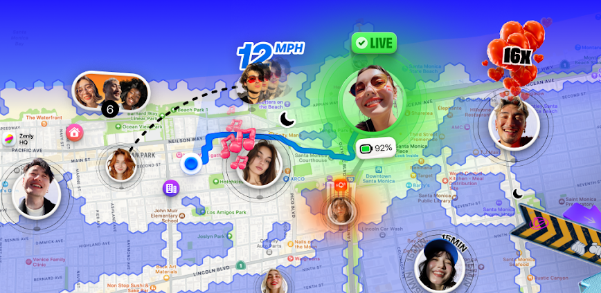 Bump – map for friends