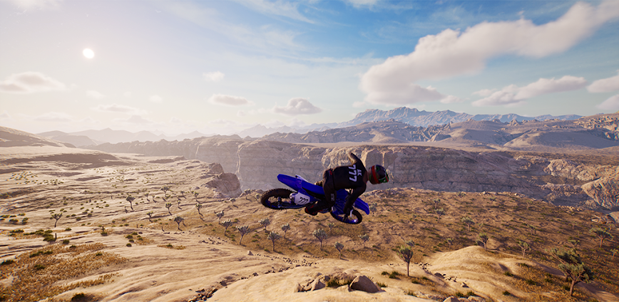 Dirt bike freestyle Motocross