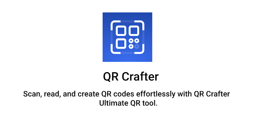 QR Crafter: مسح وإنشاء