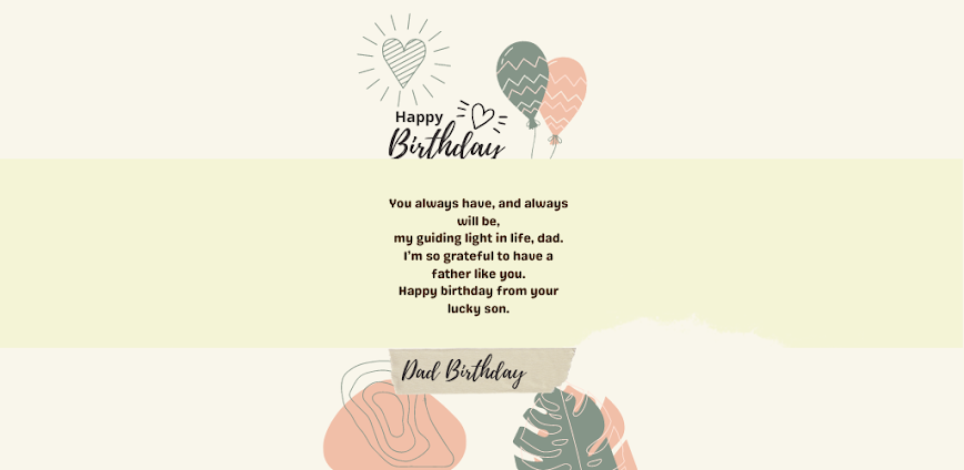 Birthday Wishes for Dad