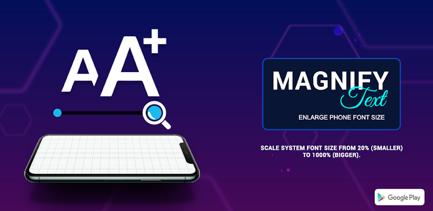 Magnify Text:Enlarge Font Size