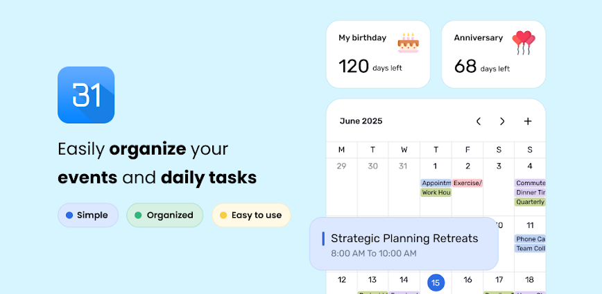 Calendar 2025 – Daily Calendar