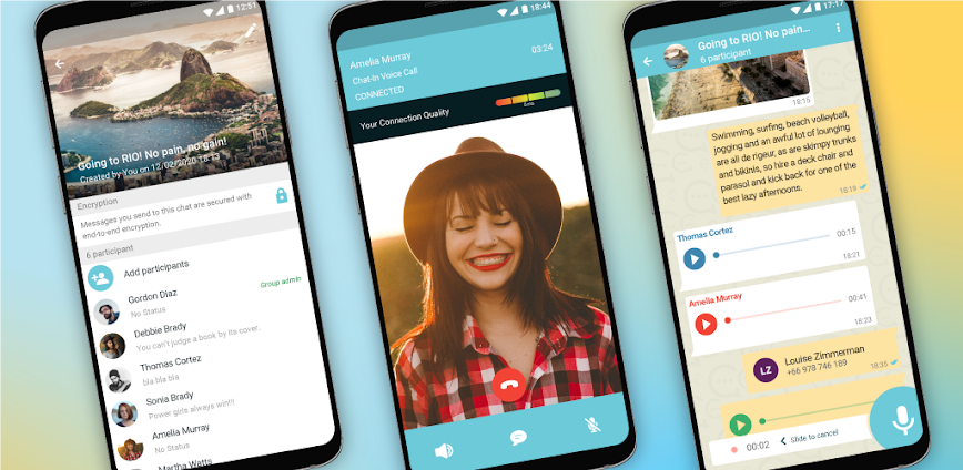 تطبيق المراسلة الفورية Chat-In