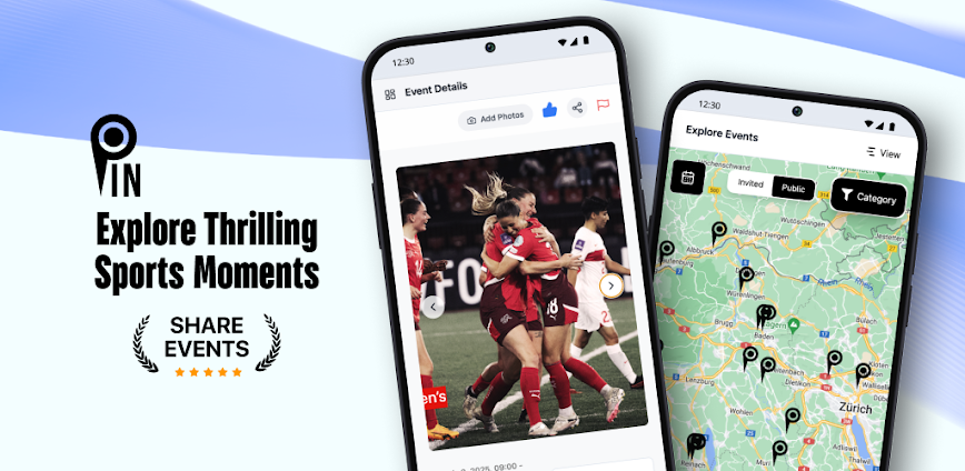 PIN Map: Sports & Event Finder