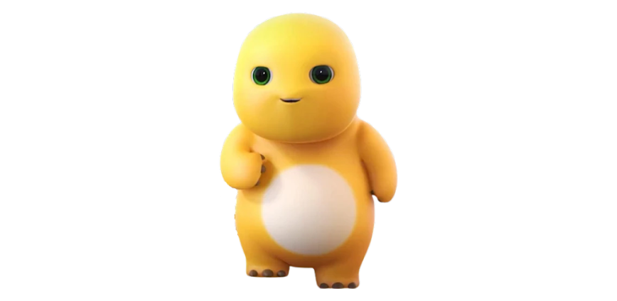 Yellow Dino Stickers for WA