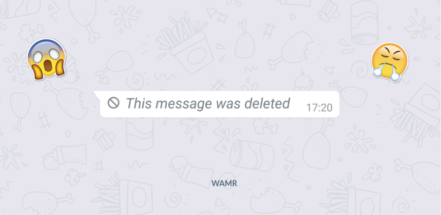 WAMR: Reveal deleted messages!