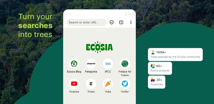 Ecosia: Search to plant trees