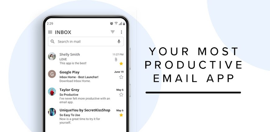 Inbox Homescreen