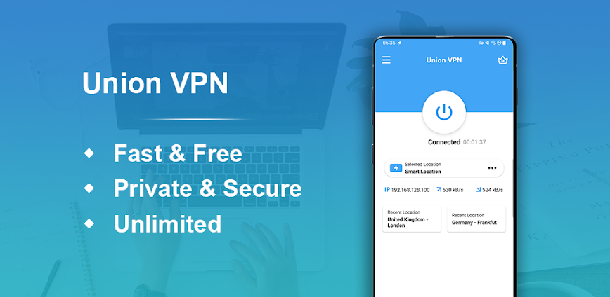 Union VPN – سريع وآمن