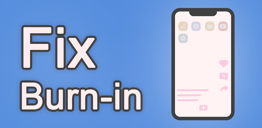 أداة إصلاح حرق الشاشة burn-in