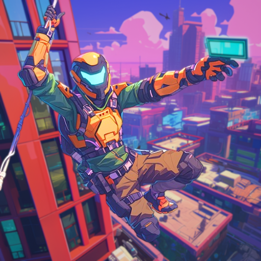 Drone Rope fighter Hero Spider