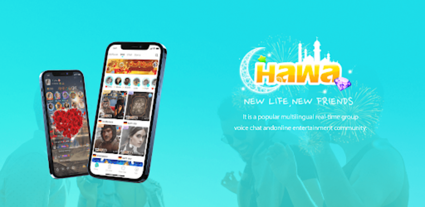 Hawa – غرف الدردشة الصوتية