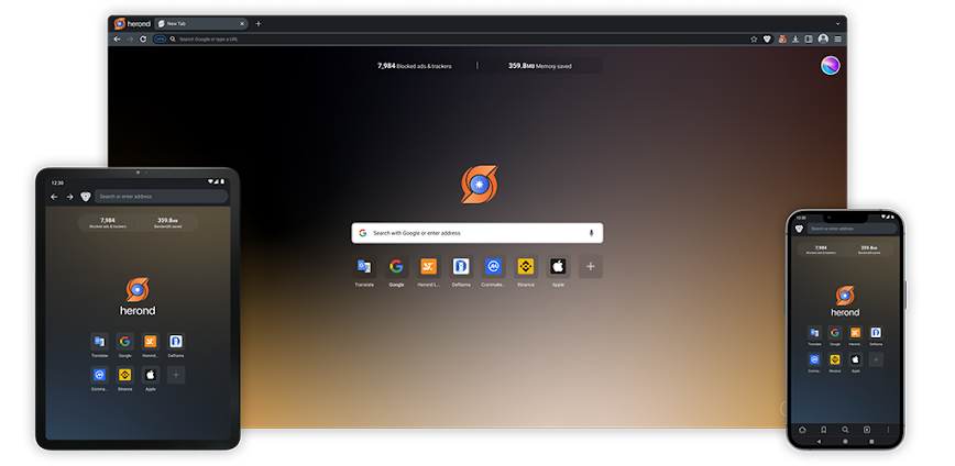 Herond Private Adblock Browser