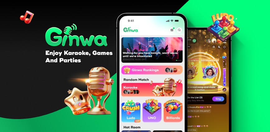 Ginwa-Karaoke&Voice Chat Room