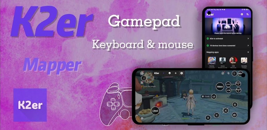 K2er – Gamepad Keyboard Mapper