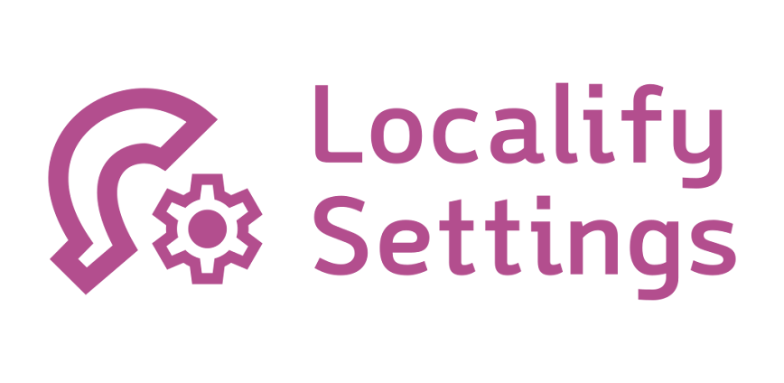 Localify 설정