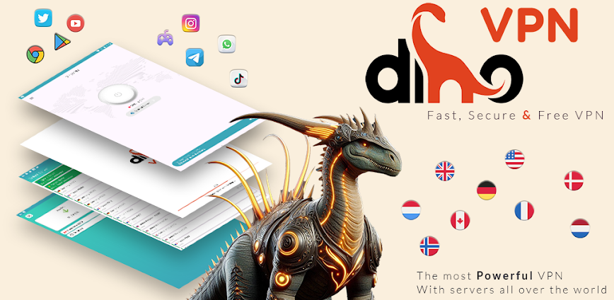 Dino VPN-Fast Secure VPN Proxy