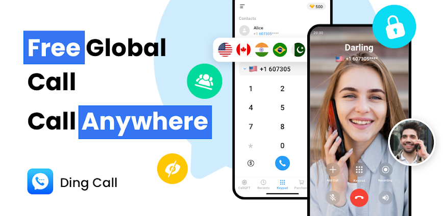 Ding Call:Unlimited WiFi Calls