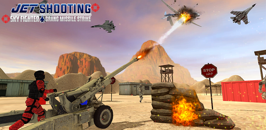 US Sky Fighter-Missile Strike