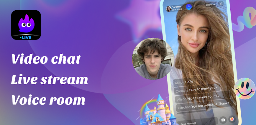 Jiveez-Video Chat & Voice room