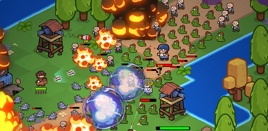Townfall: Zombie TD RPG Game