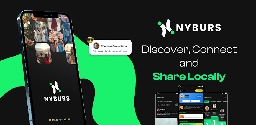 Nyburs: Hyperlocal Social App