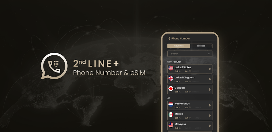 2nd Line+ Second Phone Number