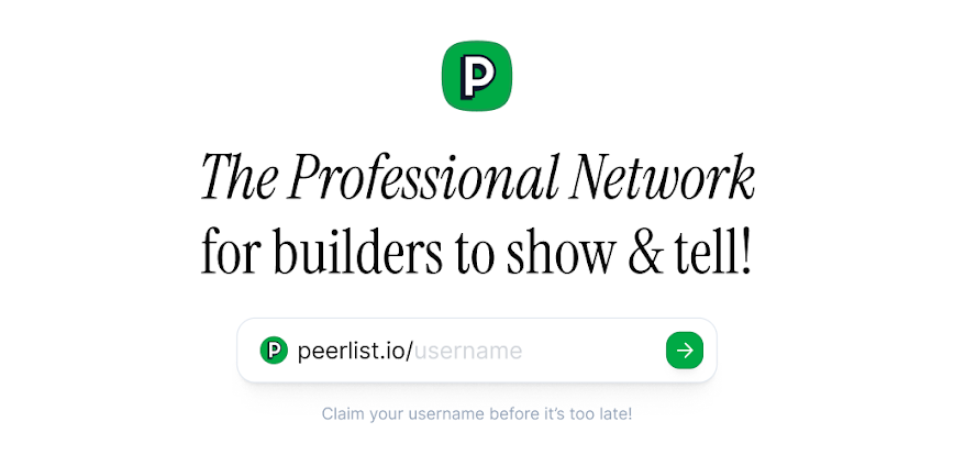 Peerlist: Professional Network