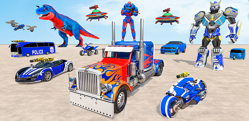 Truck Game – Car Robot Games