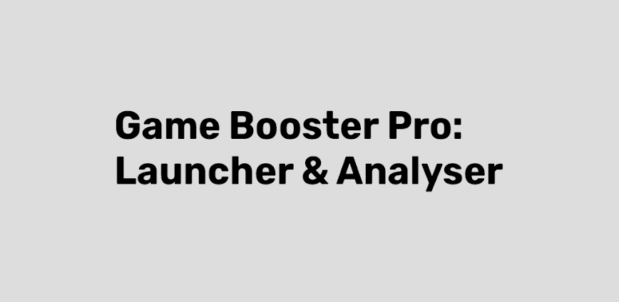 Game Booster Pro: Turbo Mode