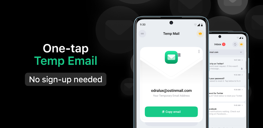 Temp Mail – بريد إلكتروني مؤقت