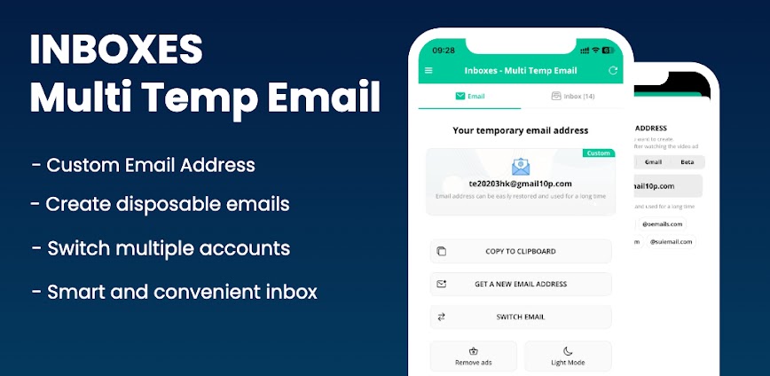 Inboxes – Multi Temp Email