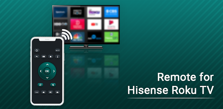 Remote for Hisense Roku TV