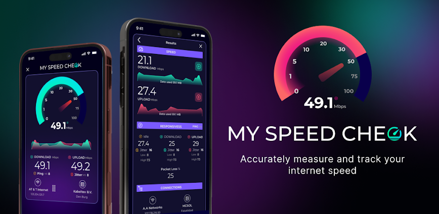 قياس سرعة النت – MySpeedCheck