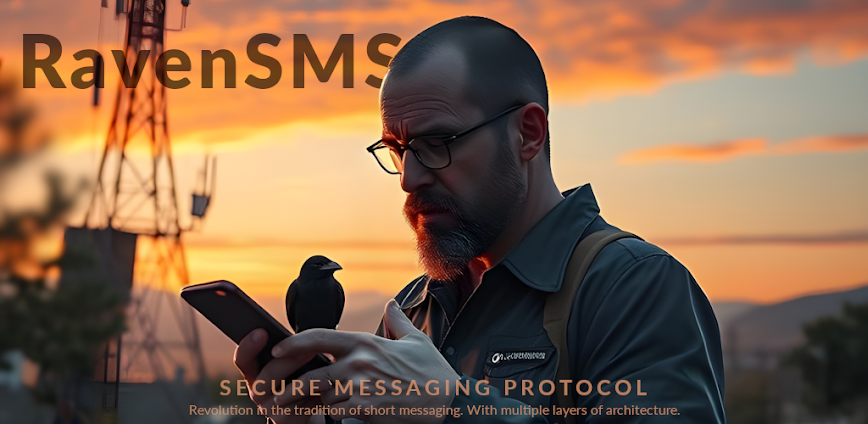 RavenSMS، رسائل نصية آمنة