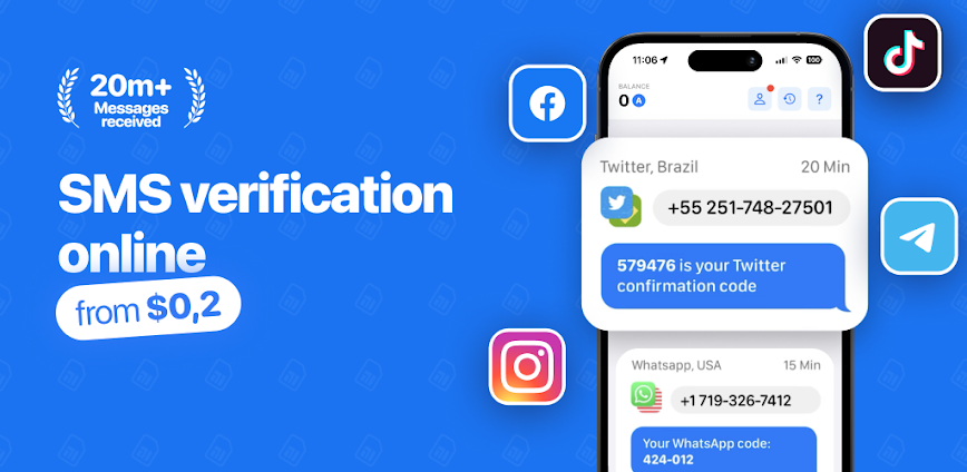 SMS Virtual – Receive SMS