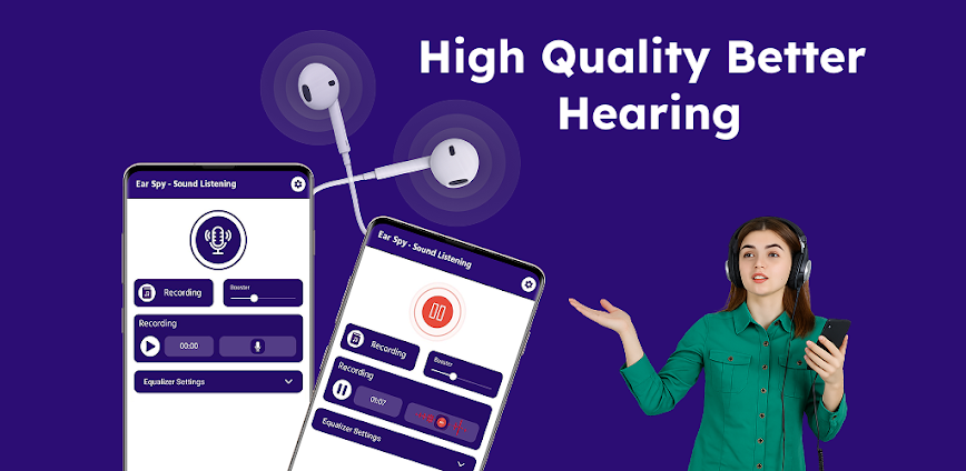 Ear Spy: Amplify Sound, Record