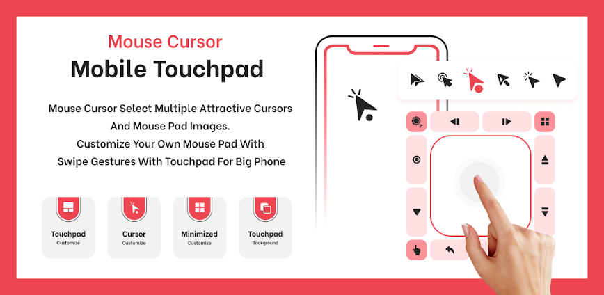 Mouse Cursor Mobile Touchpad