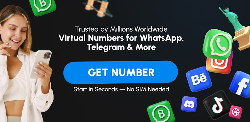 GetCode – رقم هاتف افتراضي