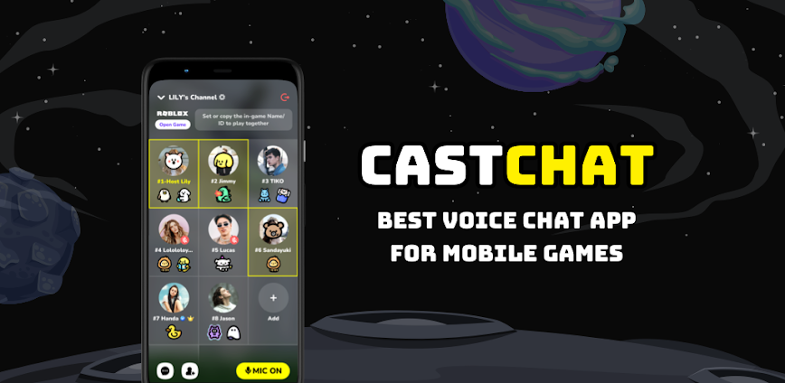 CastChat – دردشة صوتية ، ماتش