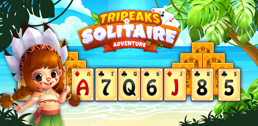 Solitaire Tripeaks Puzzle Card