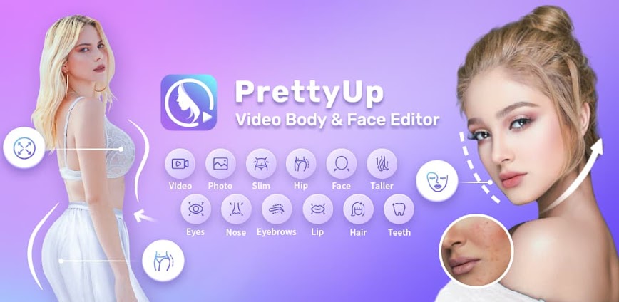 PrettyUp – محرر وجه الفيديو
