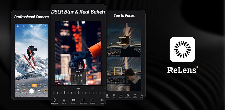 ReLens – التركيز وطمس DSLR
