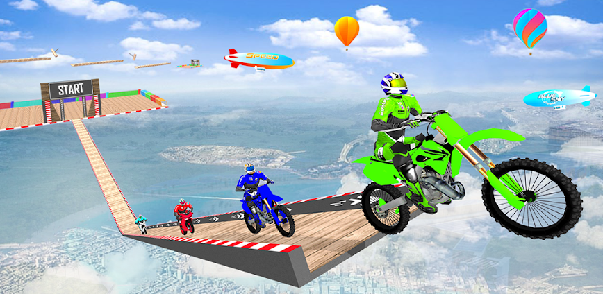 Bike Stunt Racing Games: Crazy
