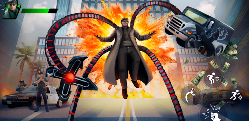 Superhero Crime Open World War