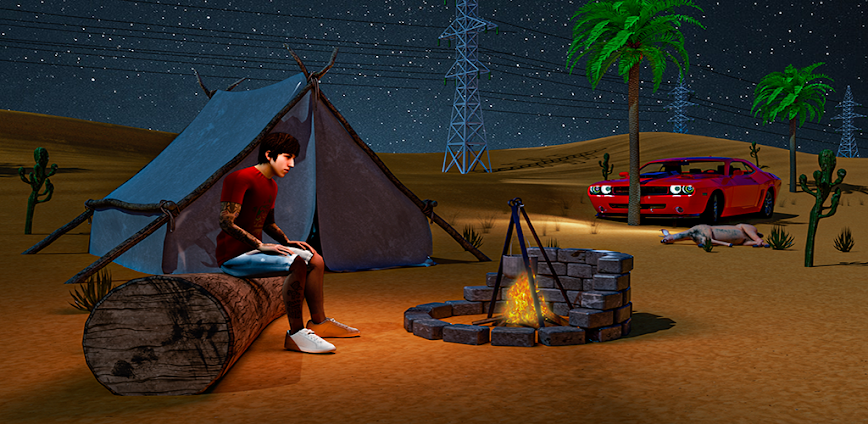 Long Road Trip Car Driving Sim
