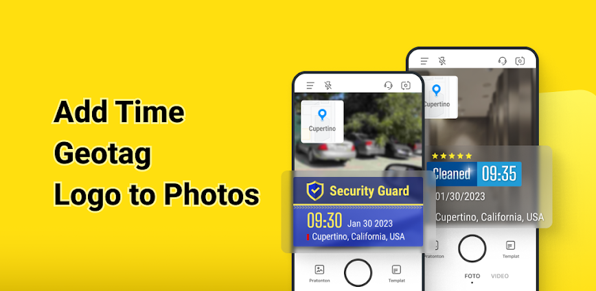 Timemark Camera – وقت, GPS