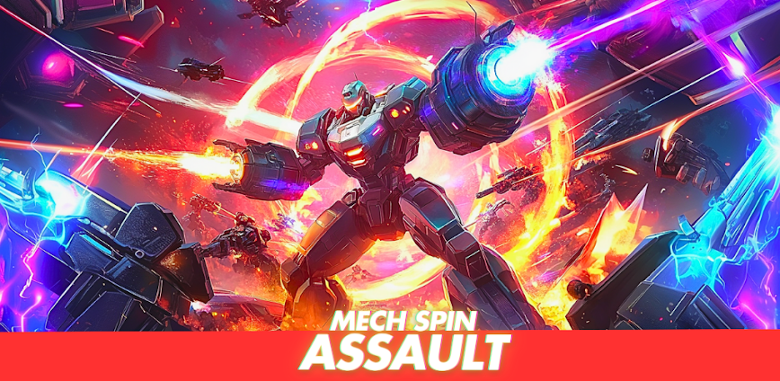 Mech spinner burst fight game